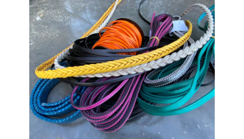 Flache Lederbänder / Lederriemen