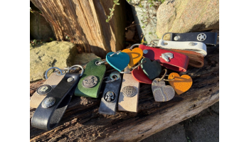 Schlüsselanhänger Handmade aus Leder