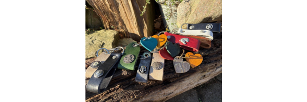 Schlüsselanhänger Handmade aus Leder