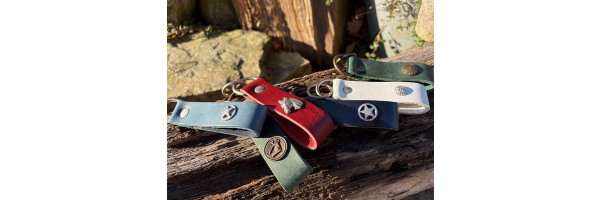 Schlüsselanhänger mit Zierteil & D-Ring