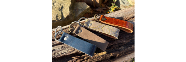 Schlüselanhänger ohne Zierteil mit D- Ring