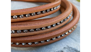 Ovale Lederbänder / Lederriemen