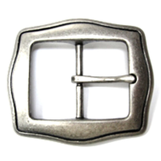 Doppelschnalle 40 mm, altsilber