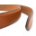 Wasserbüffel-Gürtellederstreifen Cognac bombiert* genäht, 35 mm