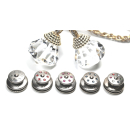 LOXX Strasssteine Swarowski , 6 Stück, Indian Pink