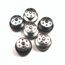 LOXX Strasssteine Swarowski , 6 Stück, Blue Zircon