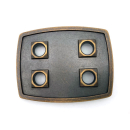 Koppel-Gürtelschnalle 40 mm, verschiedene Farben