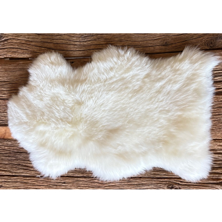 Lammfell Merino naturweiß, mittelgroß