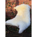 Lammfell Naturweiß
