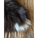 Lammfell naturbraun dunkel / hell gepfleckt