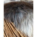 Lammfell naturbraun meliert