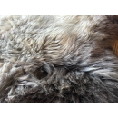 Lammfell naturbraun hell, meliert