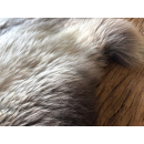 Lammfell naturbraun hell, meliert