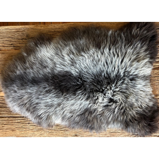 Lammfell naturbraun, grau meliert