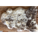 Lammfell naturbraun hell, meliert