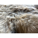 Lammfell naturbraun hell, meliert