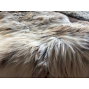 Lammfell naturbraun hell, meliert