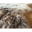Lammfell naturbraun hell, meliert