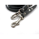 Hundeleine Helgoland Messing vernickelt, Grau 3 Meter