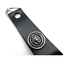 Schlüsselanhänger Handmade aus Leder schwarz,...