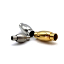 Magnetverschluss 3 & 5 mm, Edelstahl verschiedene Farben