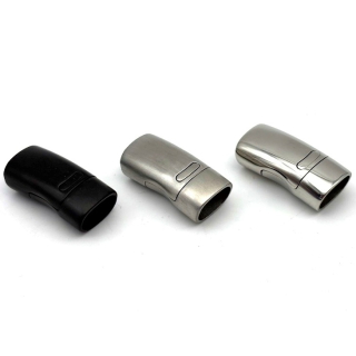 Magnetverschluss 11 mm, Edelstahl  verschiedene Farben