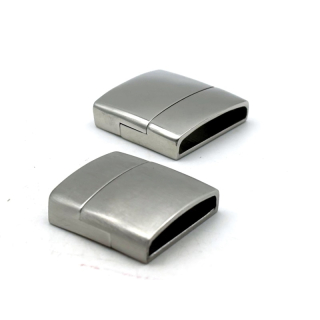 Magnetverschluss 20 mm, Edelstahl verschieden Farben