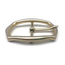 Doppelschnalle 40 mm, antik weißgold