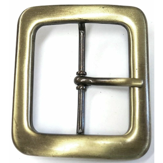 Doppelschnalle 50 mm, altmessing satiniert
