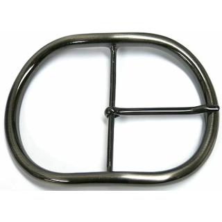 Doppelschnalle 80 mm, vernickelt schwarz