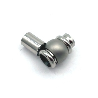 Magnetverschluss 6 mm, Edelstahl vernickelt/vernickelt matt