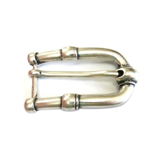 Halbschnalle 20 mm, altsilber poliert