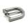 Halbschnalle 30 mm, altsilber