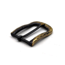 Halbschnalle 25 mm, altmessing poliert