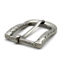 Halbschnalle 25 mm,altnickel poliert