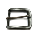 Halbschnalle 35 mm,gun metall satiniert