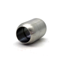 Magnetverschluss 10 mm, Edelstahl satiniert