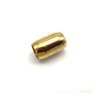 Magnetverschluss 10 mm, Edelstahl vergoldet
