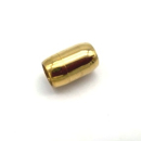 Magnetverschluss 10 mm, Edelstahl vergoldet