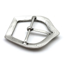 Halbschnalle 50 mm, altsilber poliert