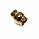 Magnetverschluss 10 mm, Edelstahl rose gold