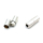 Magnetverschluss 4 mm, Messing versilbert