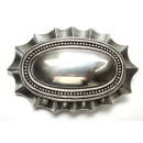 Koppel-Gürtelschnalle 40 mm, versilbert