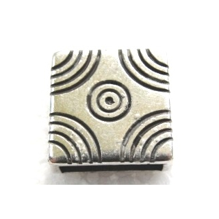 Schlaufzierteil "4-Winde" 10 mm, versilbert