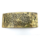 Koppel-Gürtelschnalle 40 mm, altmessing antik