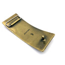 Koppel-Gürtelschnalle 40 mm, altmessing antik