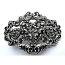 Koppel-Gürtelschnalle 40 mm, versilbert