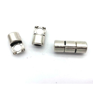 Magnetverschluss 5 mm, versilbert
