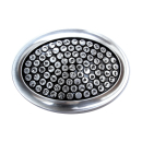 Koppel-Gürtelschnalle 40 mm, versilbert