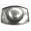 Koppel-Gürtelschnalle 40 mm, altsilber poliert